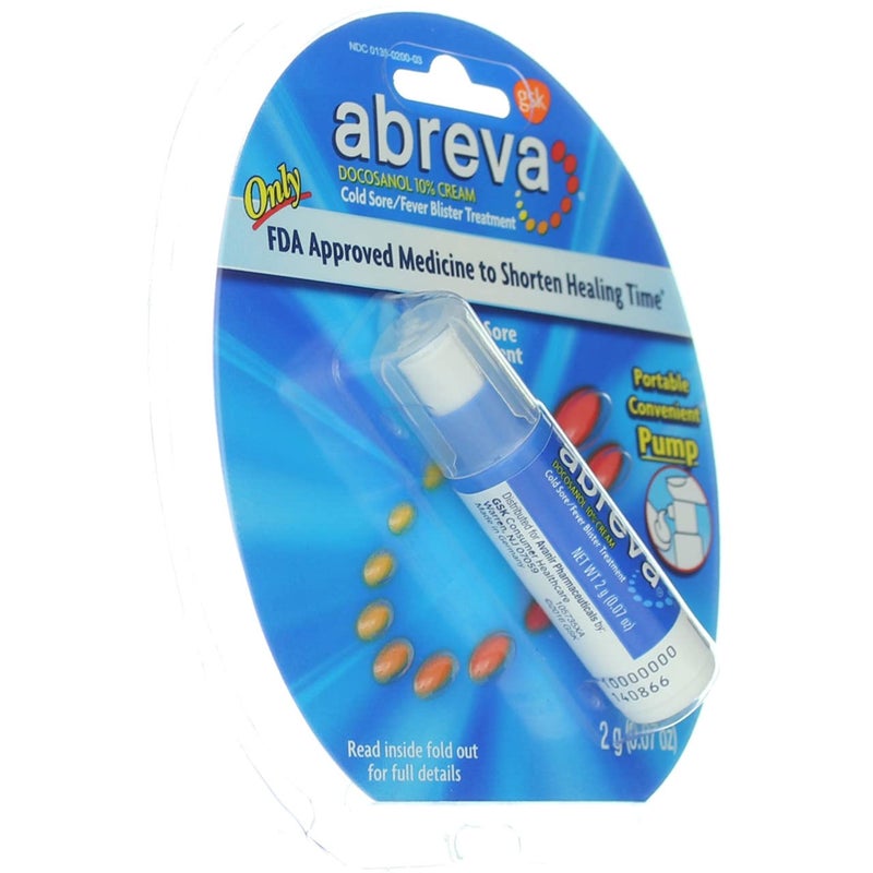 أبريفا Abreva 2grm Pump Size 1ct Abreva Cold Sore Treatment - Image 4
