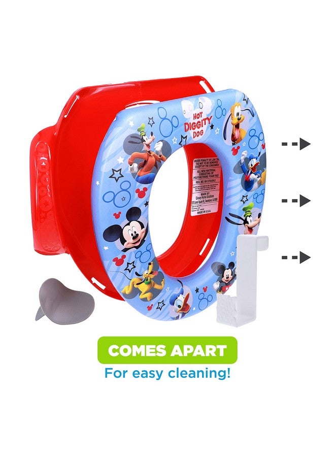 ginsey Disney Mickey Mouse "Hot Diggity Dog" Soft Potty Seat - Image 2