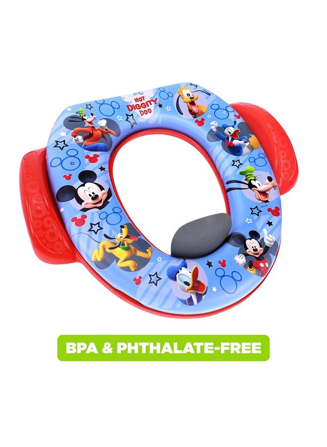 ginsey Disney Mickey Mouse "Hot Diggity Dog" Soft Potty Seat - Image 3