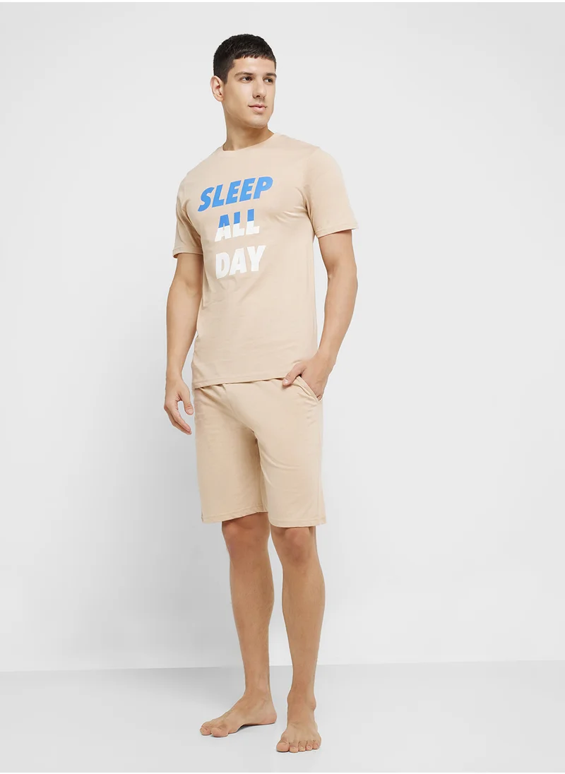 Seventy Five Nightwear Top & Shorts Sets