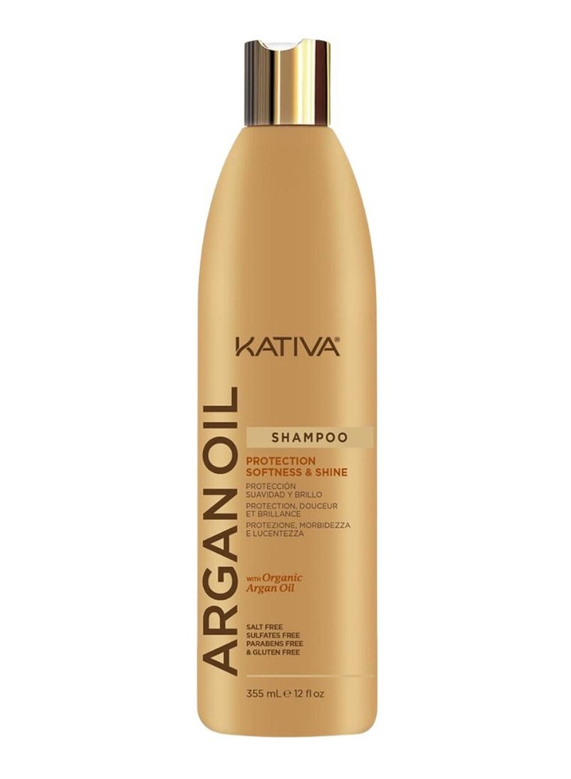 Kativa Argan Oil Shampoo Protection, Softness and Shine 355ml - Image 1