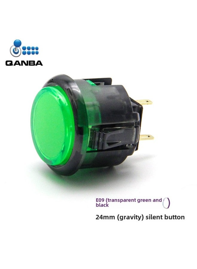 Qanba Gravity Ks Rapid Silent Street Fighter Arcade Button 30/24mm Mechanical Axis Quick Fire Digital Computer Game Joystick-Product Color:E09  24mm  - Image 1