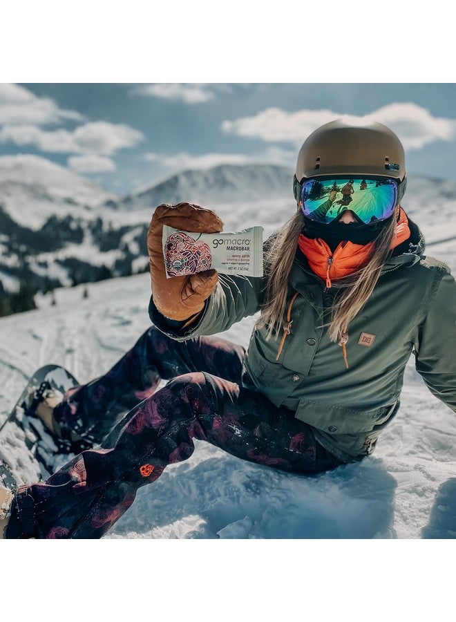 جو ماركو GoMacro MacroBar ألواح الوجبات الخفيفة النباتية العضوية بنكهة الكرز والتوت، 2 أونصة (عبوة من 12 قطعة) - Image 3