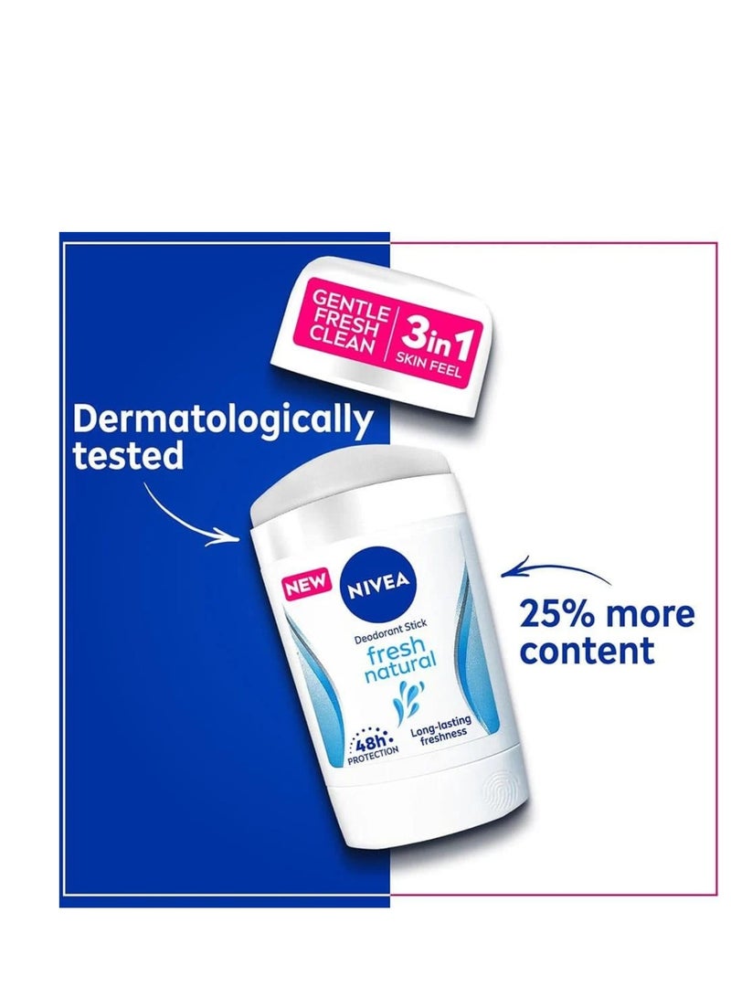 نيفيا عصا مزيل العرق للنساء حماية تدوم 48 ساعة بمستخلصات المحيط الطبيعية المنعشة 50 م - Image 5
