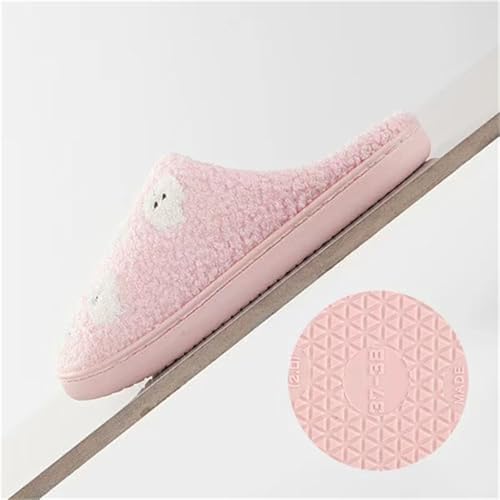 Tellrain Ghost Slippers Women Adults Halloween Fun Spooky House Fuzzy Slipper Unisex Comfy Soft Cozy Men Shoes Bedroom Cutest Cookie - Image 2