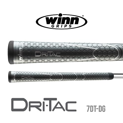 WINN DRI-TAC OVERSIZE Golf Grip, Non-Slip & Cushioned, Ultimate Comfort & Moisture-Wicking, Tackiness and Shock Absorption, Maximum Shock Absorption for Hand Fatigue Sufferers, AVS Tech, Lighter Grip Pressure, All-Weather Playability, Premium Polymer - Image 2