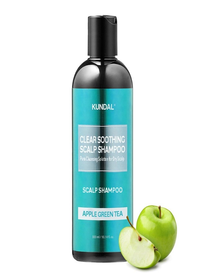 KUNDAL Clear Soothing Scalp Shampoo [Apple Green Tea] Shampoo - Korean Hair Care, Deep Cleansing, Sensitivity Care, For Dry Scalp 10.14fl oz (Pack of 1) - Image 1