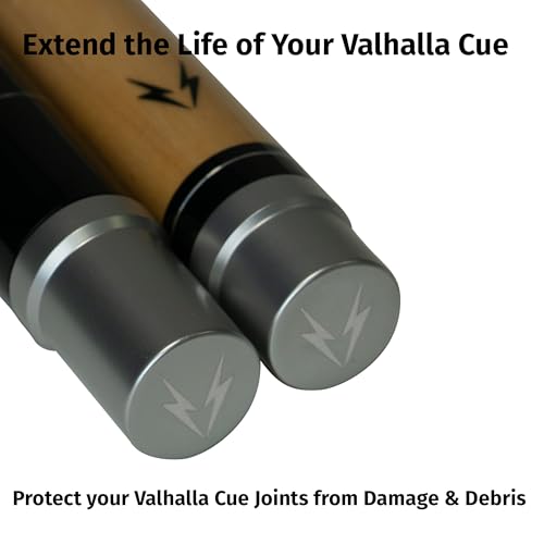Viking Valhalla Metal Pool Cue Joint Protectors, Fits 5/16" x 18 and Valhalla Pool Cue Full Thread Pin and Insert, Accessories, Billiards Pool Accessories - Image 3