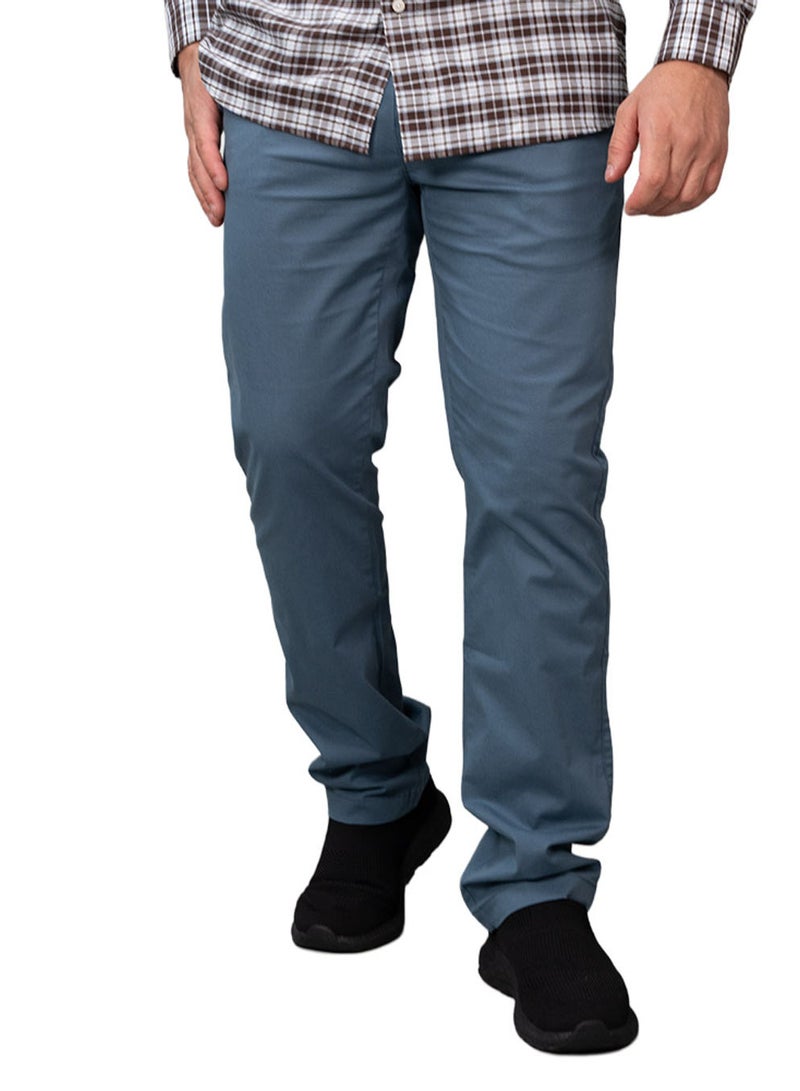 جيوردانو بنطلون رجالي بقصة ضيقة مدببة من قماش التويل المطاطي - Image 1