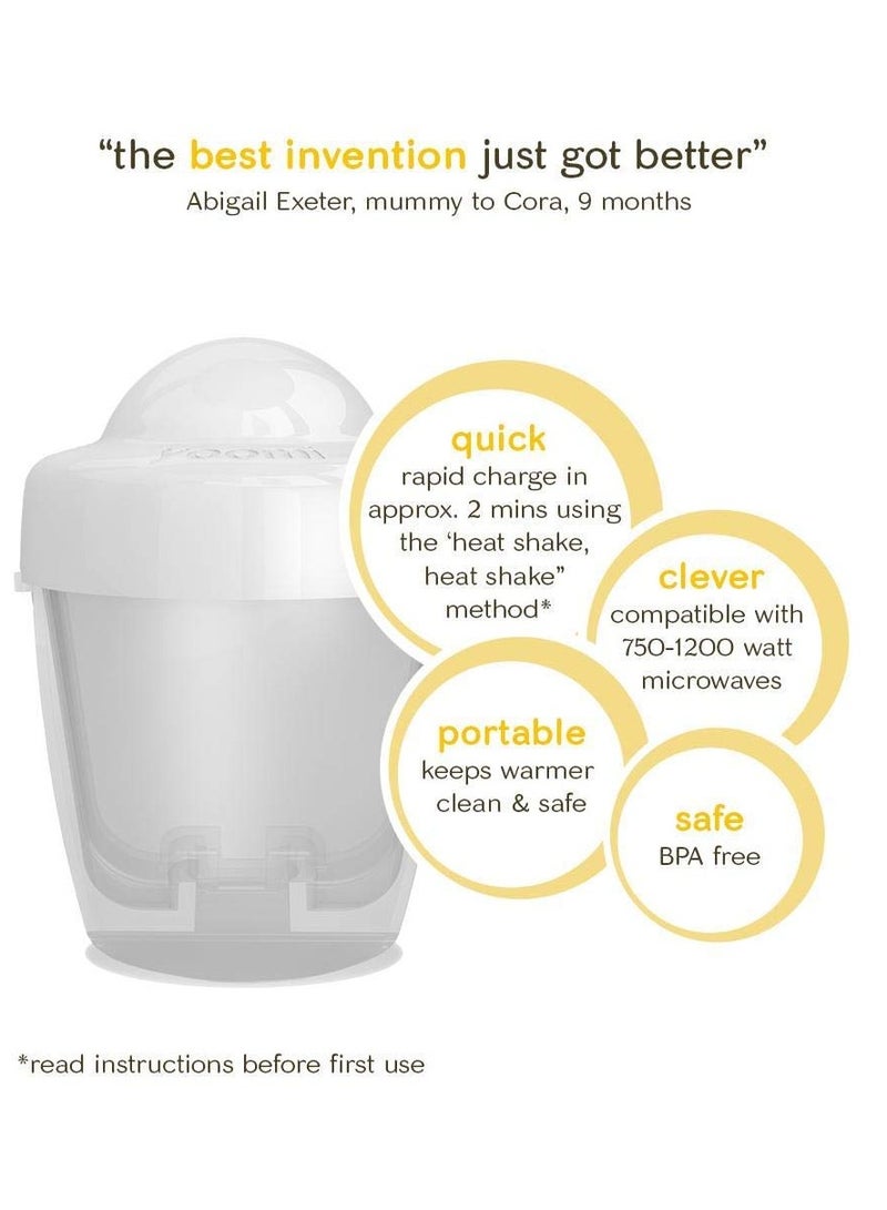 Yoomi 8oz Feeding Bottle Warmer Slow Flow Teat Orange - Image 3