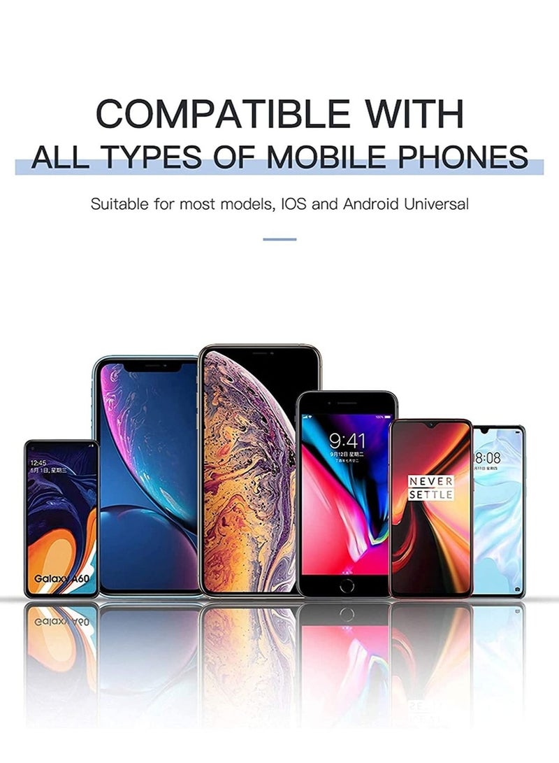 GO-DES حامل هاتف للسيارة Go-Des مغناطيسي لتثبيت الهاتف على لوحة القيادة مع لوحات معدنية متوافق مع هواتف iPhone وSamsung وHuawei وGoogle Pixel - Image 3