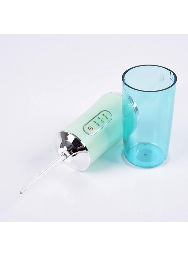 Wireless Oral Irrigator in MINT GREEN | Cordless Water Flosser with 3 Modes, 4 Nozzles, IPX7 Waterproof, Rechargeable 1200mAh Battery & Removable 230ml Water Tank - Image 2