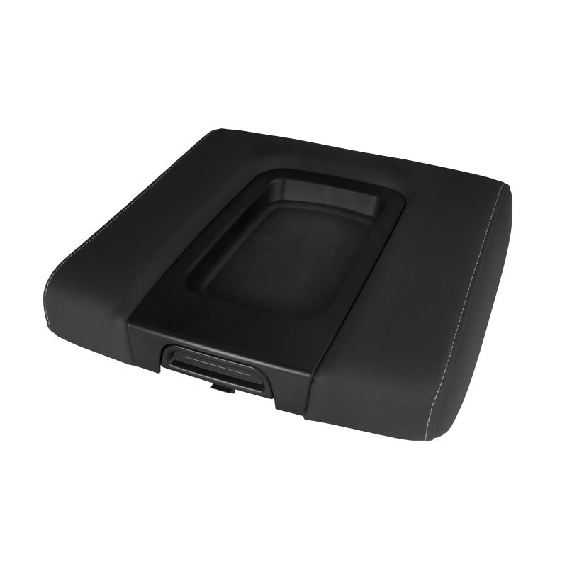 omoZone Front Seat Center Console Armrest Lid Cover with Liner Mat Black Compatible with 2014-2019 Chevrolet Chevy Silverado Suburban Tahoe GMC Sierra Yukon XL Replaces 22881398 22876379 - Image 1