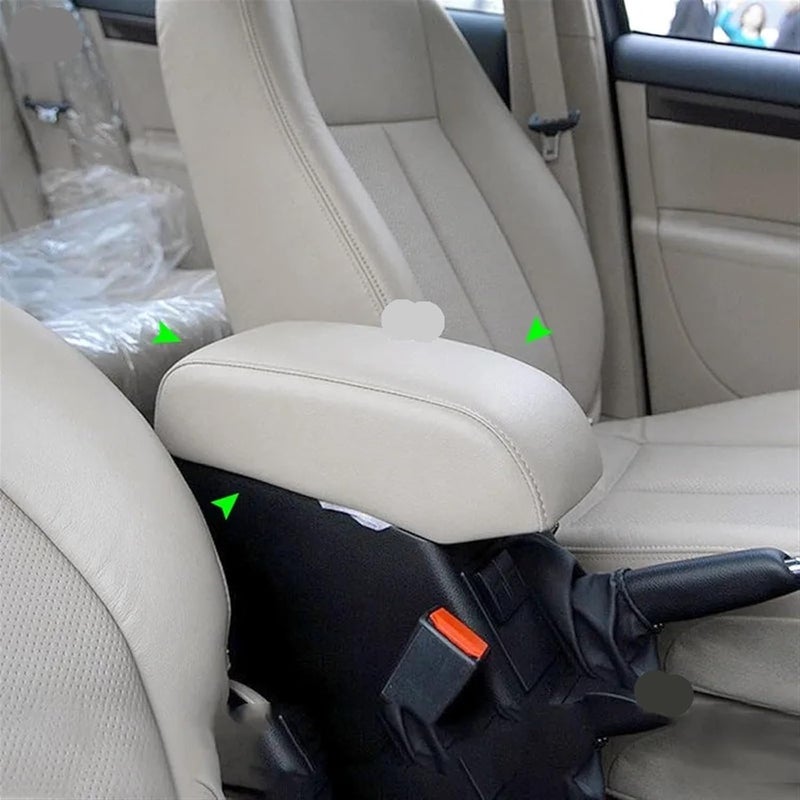 QASULER Microfiber Leather Armrest Cover for Ford Mondeo - Image 5