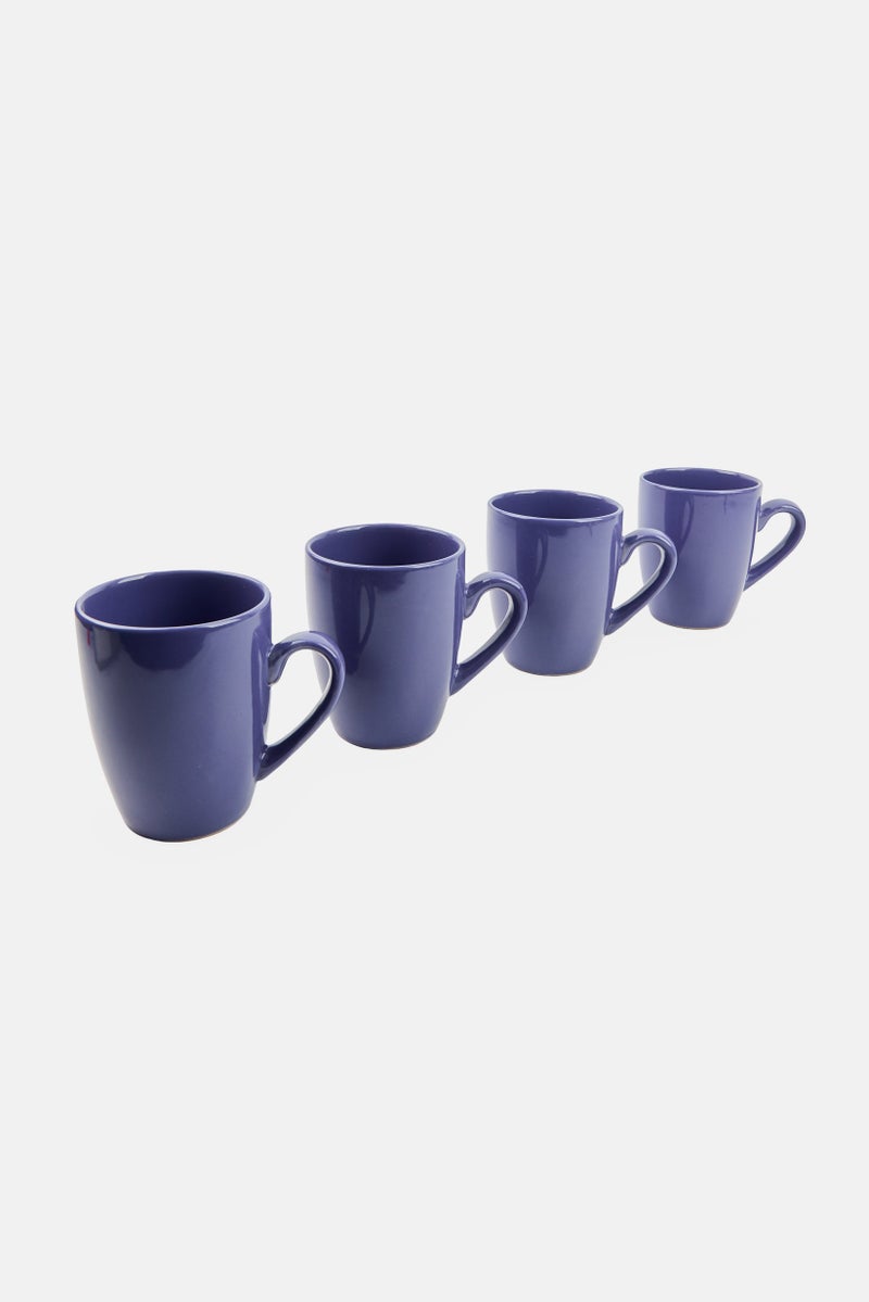 Maser 4 Pieces Coffee Cup 420 ml, Blue - Image 2