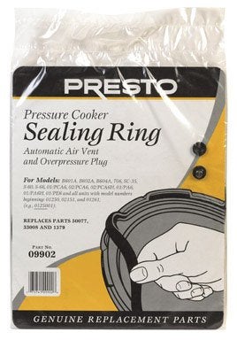 Presto! Presto 075741099026 Cooker Sealing Ring with Air Vent & Over Pressure Plug 6 Qt. 1-Pa, No Size, No Color - Image 2
