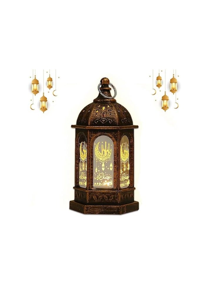 Ramadan Lantern, Family Decoration, Eid Decoration, Golden, LED