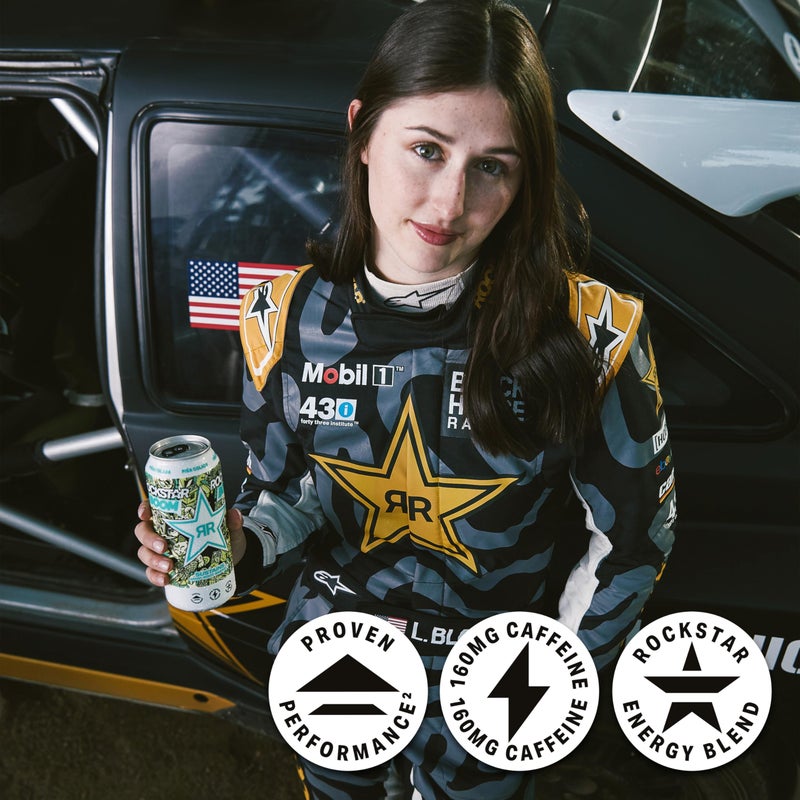 Rockstar, Boom Energy Drink with Caffeine and Taurine Packaging May Vary, Whipped Strawberry, 16 Fl Oz (Pack of 12) - Image 4