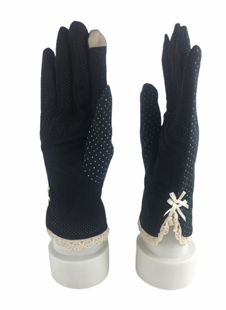 SFMW Pair Women Sun Protective UV Protection Summer Sunblock Touchscreen Gloves for Driving Riding  - Image 3