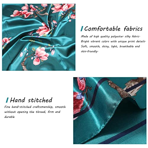 PALAY® Women Satin Scarf Comfy Silk Feeling Scarfs for Women Medium Pillow Cover Scarf, 35in Square Scarf for Girls - Image 3