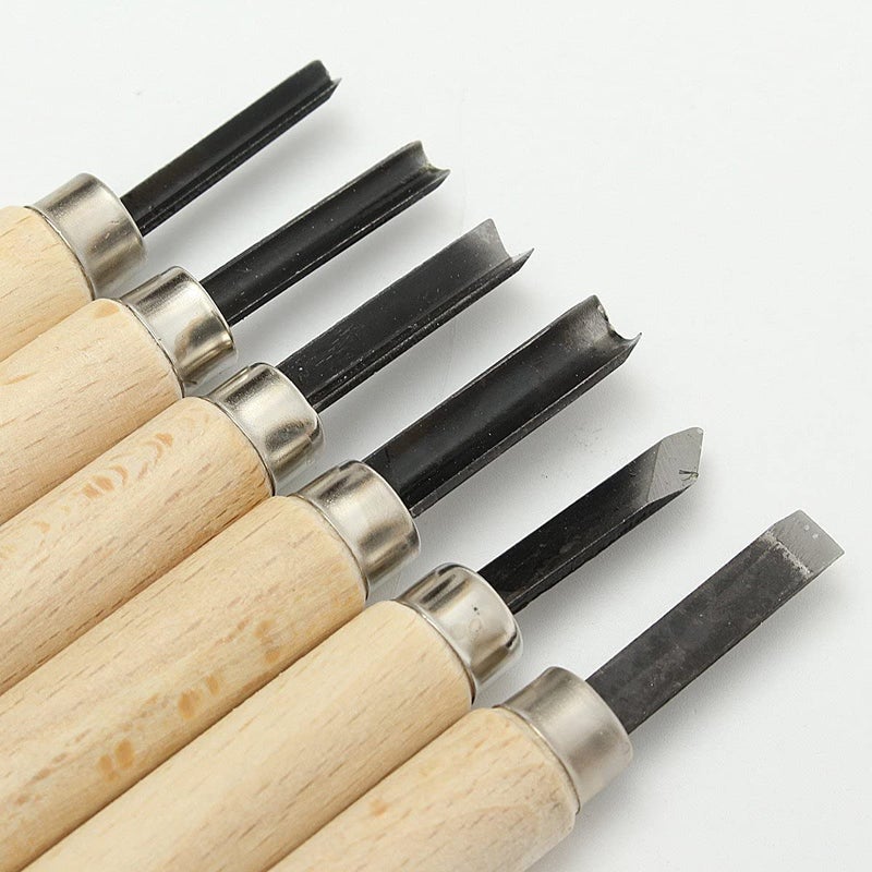 QALAM KAARI 6 PC WoodCarving Tool Set for Professionals Carpenters and Hobbyists  - Image 2