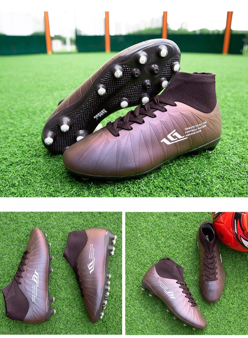 SKT Shiketro Men's football shoes, suitable for outdoor and indoor professional teenage boy football shoes, men's and women's universal football shoes.  - Image 3