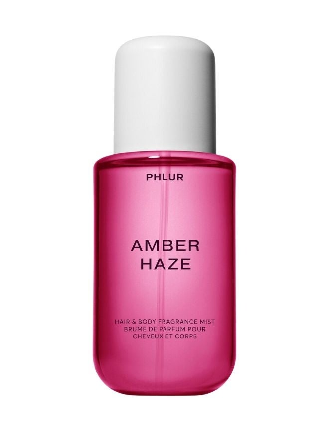 PHLUR Mini Amber Haze Body & Hair Fragrance Mist 89 mL – Warm Amber, Soft Skin-Hugging Scent - Image 1