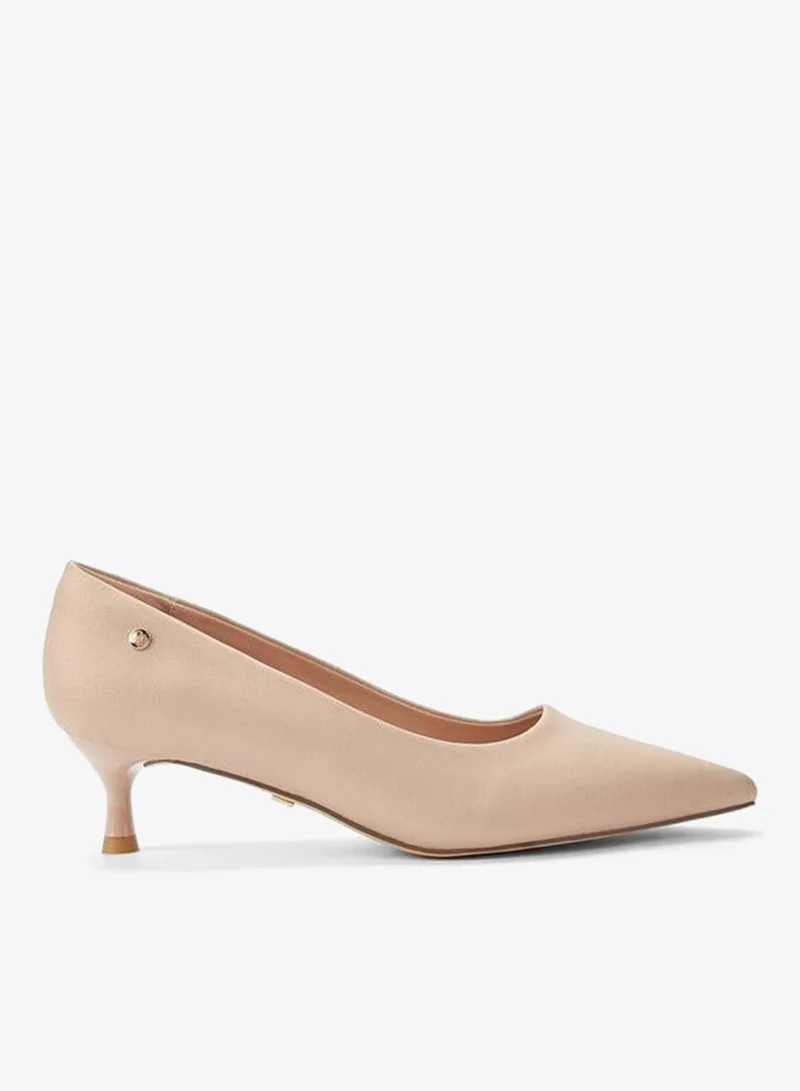 Celeste GOLD Women Kitten Heel Pumps for Women | Best Price UAE