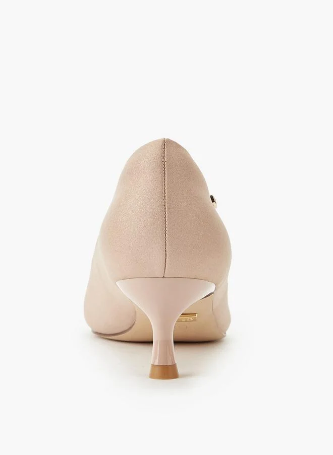 Celeste GOLD Women Kitten Heel Pumps for Women | Best Price UAE