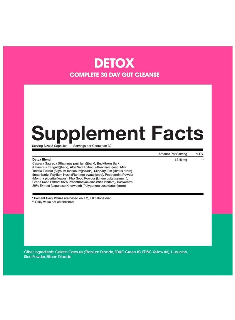 Obvi Detox Flush Out and Eliminate Toxins(30 Servings)