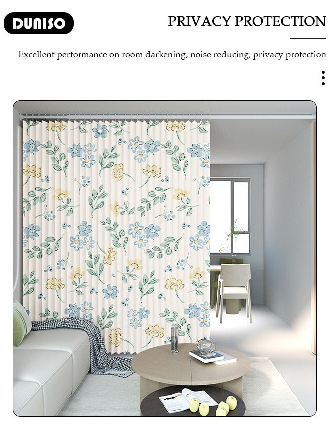 Blackout Curtains, Room Divider Curtains for Room Partition, Thermal Insulated Drapes, Waterproof Shower Curtain, Grommet Curtain, Curtains for Living Room Home Decor, Rod Pocket Curtains for Cafe, Kitchen, Living Room and Decoration