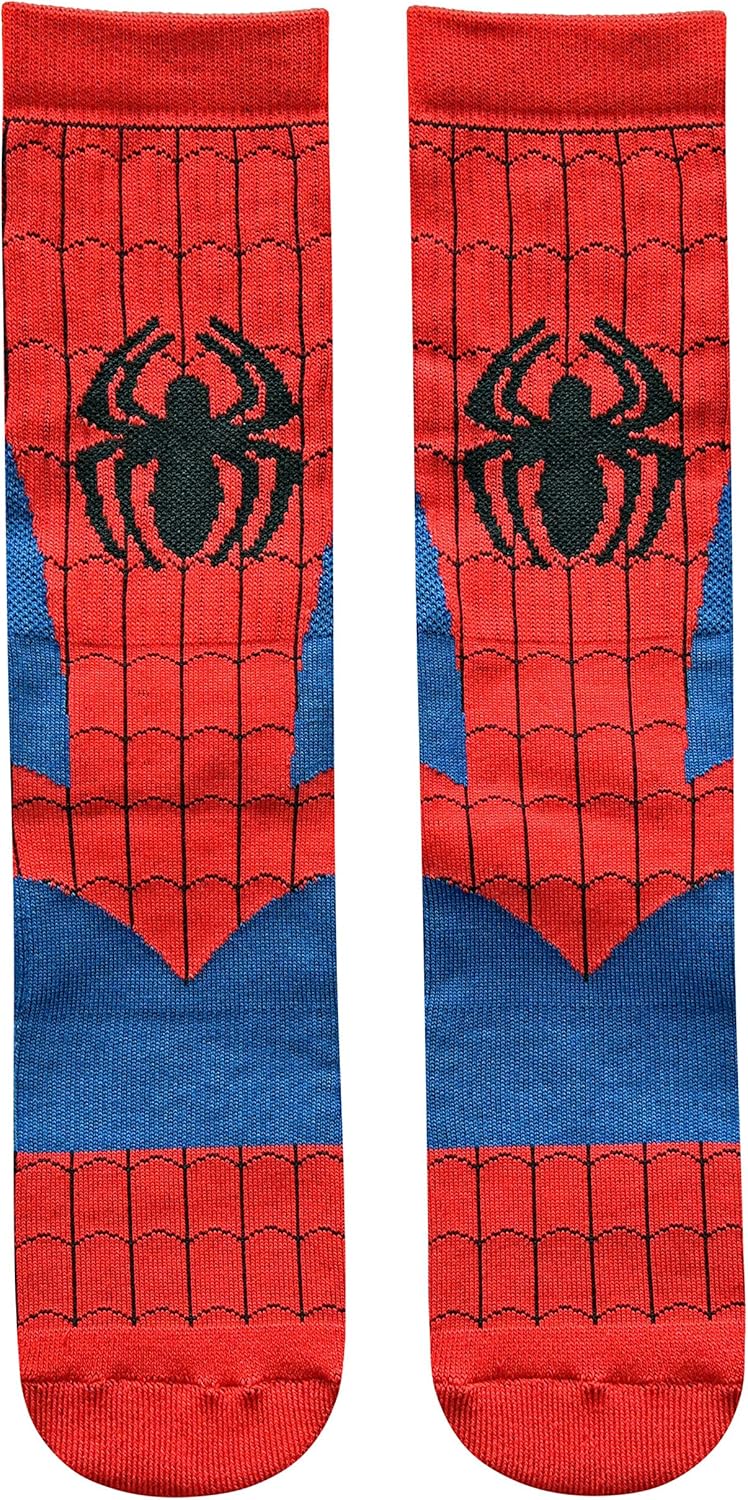 HYP Marvel Ultimate Spider-Man Cosplay Men's Athletic Crew Socks - Image 1