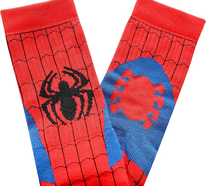 HYP Marvel Ultimate Spider-Man Cosplay Men's Athletic Crew Socks - Image 3