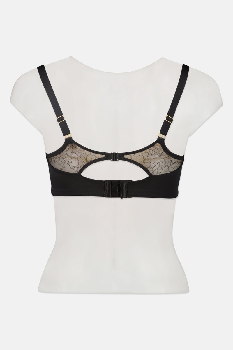 TRIUMPH Women Solid Lightly Padded Bra, Black - Image 3