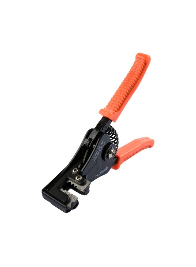 Tactix Durable and Efficient Ergonomic Automatic Wire Stripper Black and Orange - Image 1