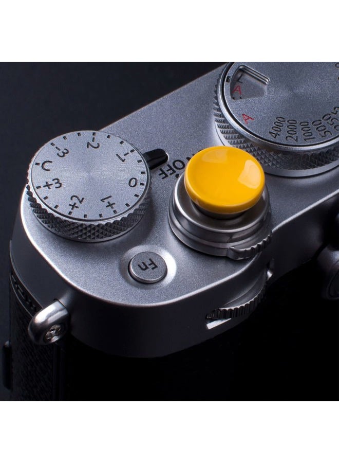 VKO Yellow Metal Soft Shutter Release Button,Delicate Camera Shutter Button 11mm Concave 10mm Convex Surface(2 Pack) - Image 5