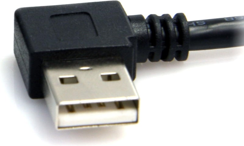 StarTech.com 3ft Right Angle USB A to B Cable - USB 2.0 Connector for Printers and Scanners - Black - Image 3