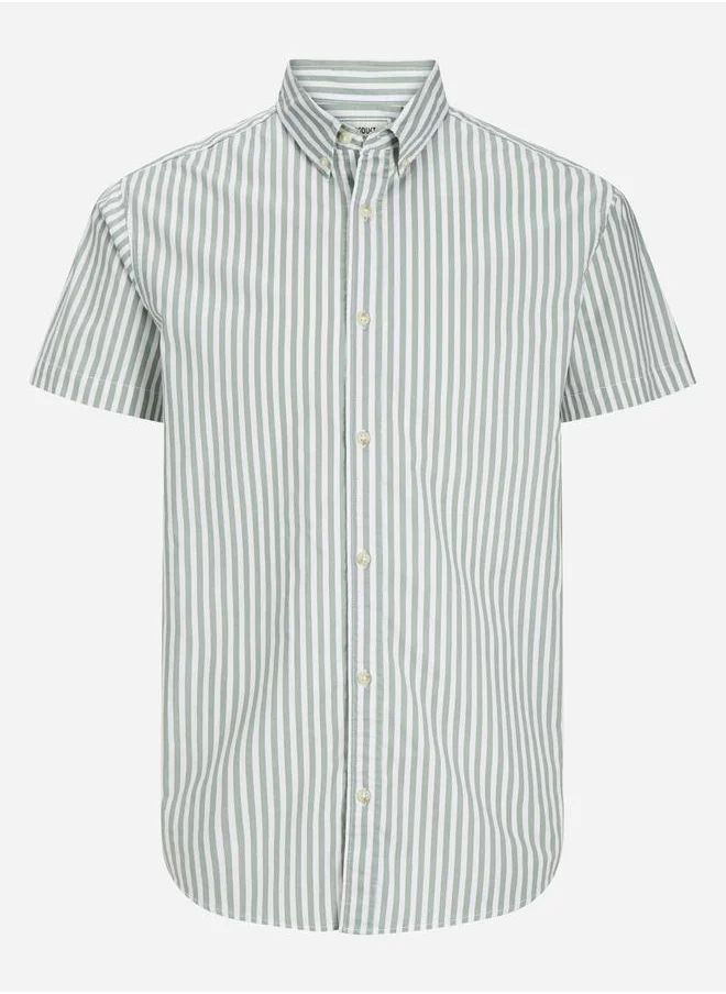 PRODUKT Produkt Stripes Spread Collar Regular Fit Shirt