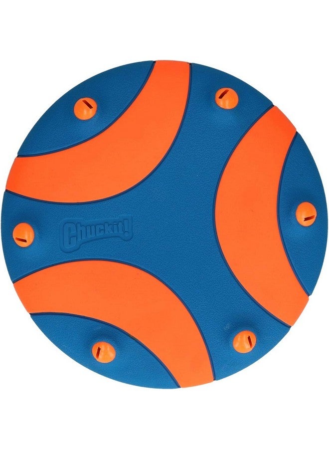 Chuckit! Whistle Flight Outdoor Dog Toy, Orange and Blue - Image 4