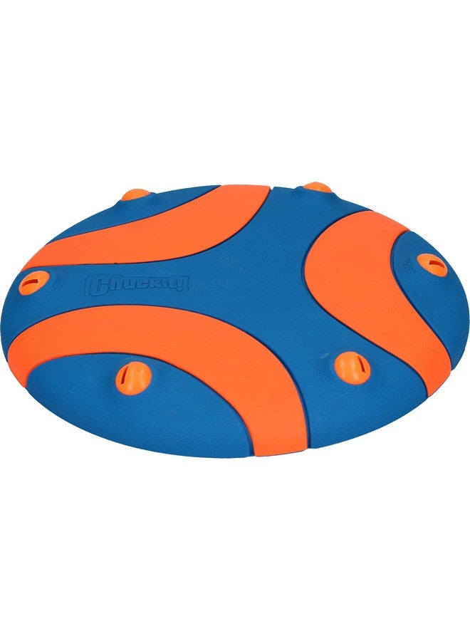 Chuckit! Whistle Flight Outdoor Dog Toy, Orange and Blue - Image 5