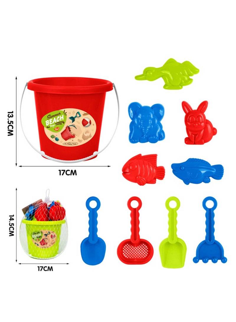 Toyland Summer Beach Sand Toy Set with Bucket, Animal Molds & Sand Tools – Fun Outdoor Play Kit for Kids