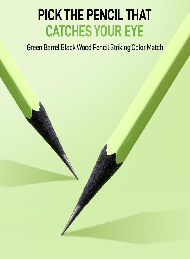 ام اند جي أقلام رصاص خشبية خضراء من إم آند جي، عبوة من 30 قلم (2B) - Image 2