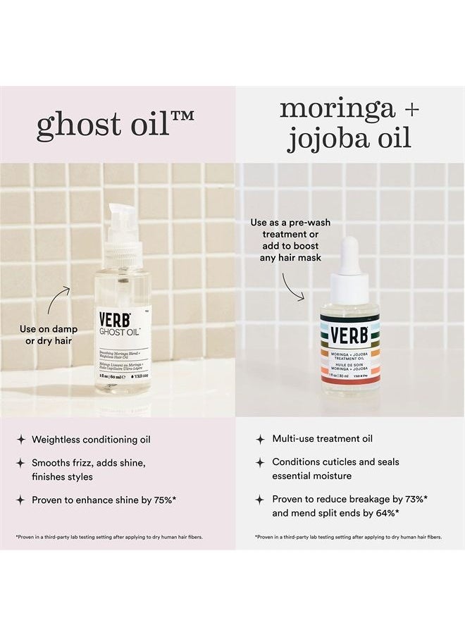 verb Ghost Oil – Vegan Weightless Hair Oil – Lightweight Hair Oil – Revitalizing Hair Treatment Oil Nourishes and Promotes Shiny Hair – No Paraben or Harmful Sulfates, 2 fl oz  - Image 5