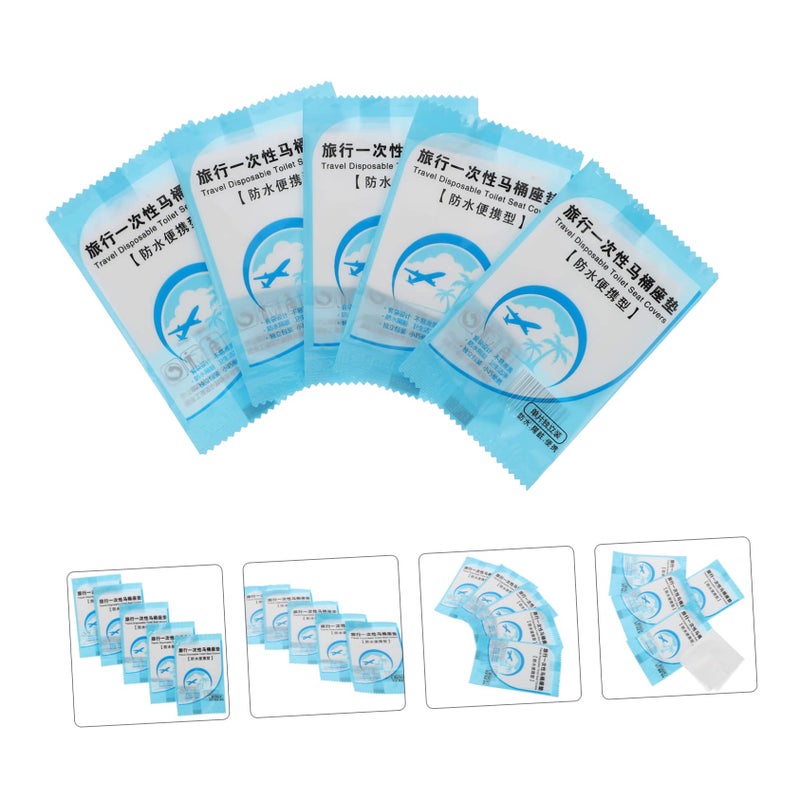 Disposable Toilet Seat Covers Portable Travel Bathroom Accessories for Adults and Kids - Image 3