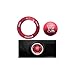 FALVFUN Car Push Start Button Cover Aluminum Ignition Button Trim with Metal Ring Cool Auto Interior Engine Start Stop Switch Knob Cap Decor Compatible with Challenger RAM 1500 Charger Red - Image 2