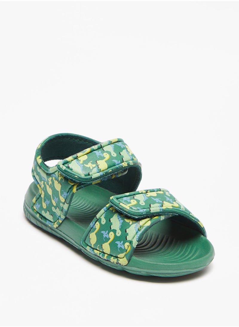 shoexpress - Boys Printed Sandals with Hook and Loop Closure - Image 1