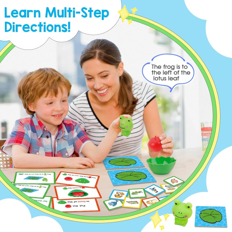 Broytain Positional Word Learning Set, Toddler Board Games, Manipulatives Match Games, Educational Games for Kids Ages 4+, STEM Learning Activities, Fine Motor Skills, Speech Therapy Toys - Image 5