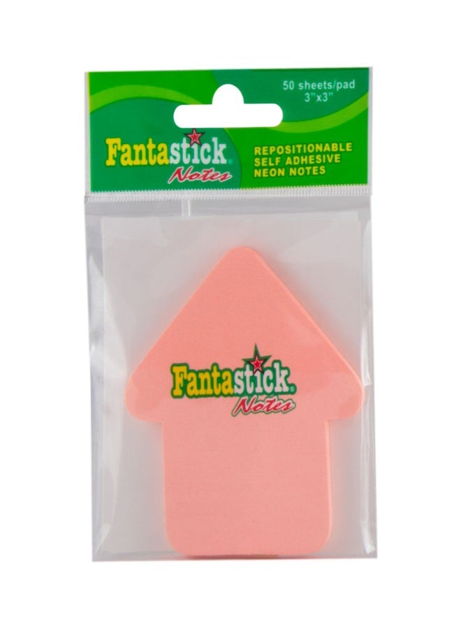 Fantastick ملاحظات لاصقة فنتاستيك سهم فلوريستيك وردي