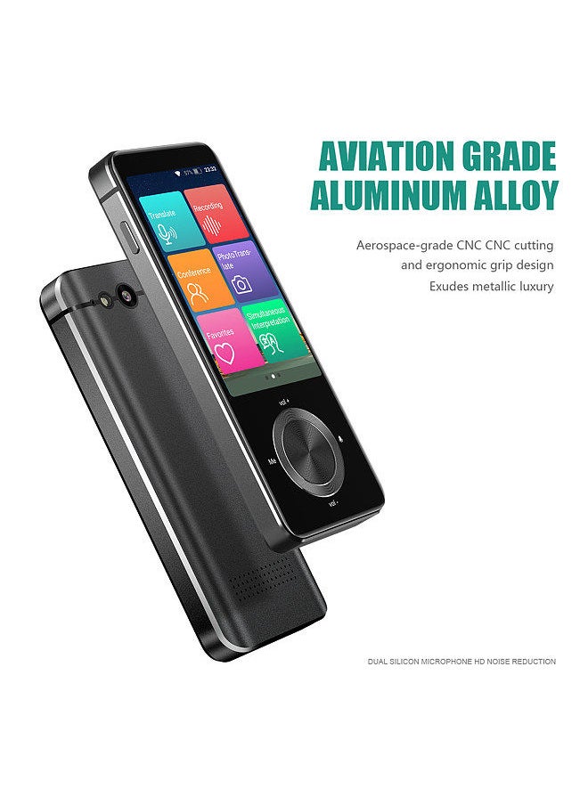 Generic - Language Translator Device Portable Voice Interpreter in 137 Languages Real-time 2-WAY Voice Translator Support Recording Text Translate Photo Translating Chinese/English/Japanese/Korean - Image 1