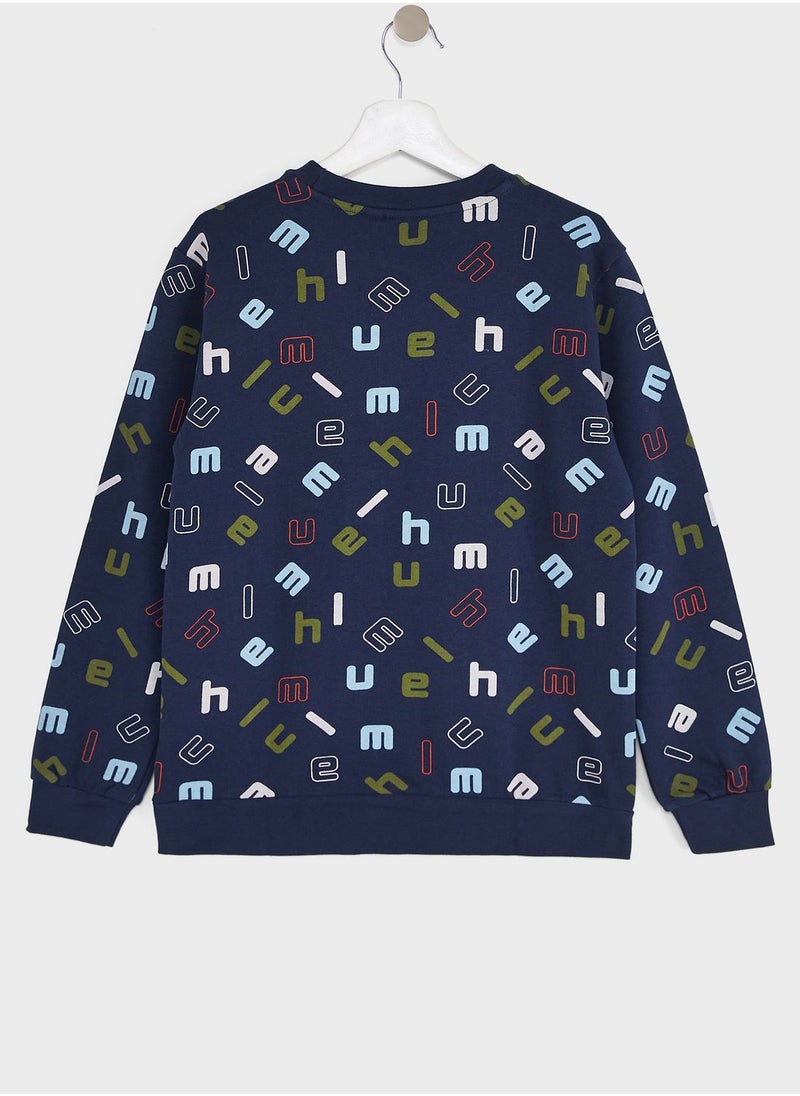 Hummel - Kids Letters Logo Sweatshirt - Image 1